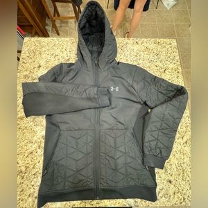 Under Armour ColdGear Reactor Hybrid Coat - LG - Black